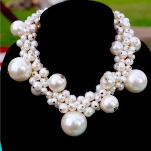 Pearl choker statement piece